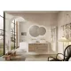 Arezzo design Twin aszimmetrikus fali 80x60 cm tükör LED világítással