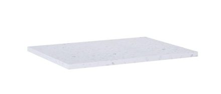 Arezzo design Terrazzo márványpult 60x46 cm, matt fehér mintázatú AR-168538