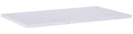 Arezzo design Terrazzo márvány mosdópult 80x46 cm, matt fehér mintázatú AR-168539