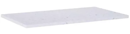 Arezzo design Terrazzo márványpult 100x46 cm, matt fehér mintázatú AR-168540