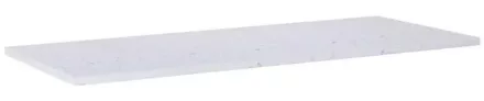 Arezzo design Terrazzo márvány mosdópult 120x46 cm, matt fehér mintázatú AR-168541
