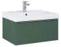 Arezzo design Monterey 60 alsószekrény szifonkivágással, 1 fiókkal, matt zöld AR-168558
