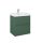 Arezzo design Monterey 60 alsószekrény szifonkivágással, 2 fiókkal, matt zöld AR-168559