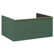   Arezzo design Monterey alsószekrény 1 fiókkal 60x45 cm, szifonkivágás nélkül, matt zöld AR-168563