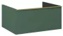 Arezzo design Monterey alsószekrény 1 fiókkal 60x45 cm, szifonkivágás nélkül, matt zöld AR-168563