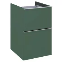   Arezzo design Monterey 40 oldalszekrény 2 fiókkal, matt zöld AR-168569