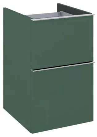 Arezzo design Monterey 40 oldalszekrény 2 fiókkal, matt zöld AR-168569