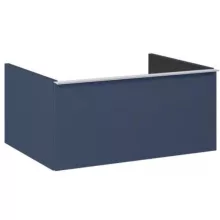   Arezzo design Monterey alsószekrény 1 fiókkal 60x45 cm, szifonkivágás nélkül, matt kék AR-168577