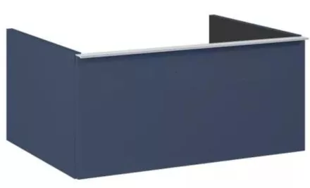 Arezzo design Monterey alsószekrény 1 fiókkal 60x45 cm, szifonkivágás nélkül, matt kék AR-168577