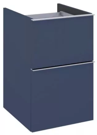 Arezzo design Monterey 40 oldalszekrény 2 fiókkal, matt kék AR-168583