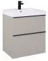 Arezzo design Monterey 60 alsószekrény szifonkivágással, 2 fiókkal, matt beige AR-168586
