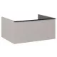 Arezzo design Monterey alsószekrény 1 fiókkal 60x45 cm, szifonkivágás nélkül, matt beige AR-168590