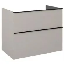   Arezzo design Monterey 80 alsószekrény szifonkivágás nélkül, 2 fiókkal, matt beige AR-168593