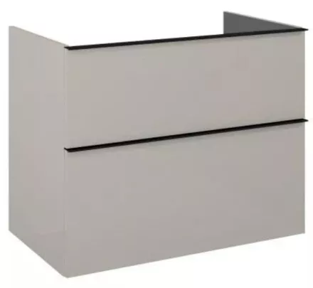 Arezzo design Monterey 80 alsószekrény szifonkivágás nélkül, 2 fiókkal, matt beige AR-168593