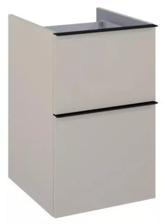 Arezzo design Monterey 40 oldalszekrény 2 fiókkal, matt beige AR-168596