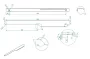 Arezzo design Monterey fogantyú 40 cm, króm AR-168658