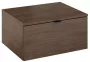 Arezzo design Nebo alsószekrény 60x45,5 cm, 1 fiókkal, lincoln dió, matt fekete AR-168679SET