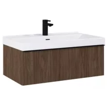   Arezzo design Monterey 80 alsószekrény szifonkivágással, 1 fiókkal, lincoln dió AR-168685