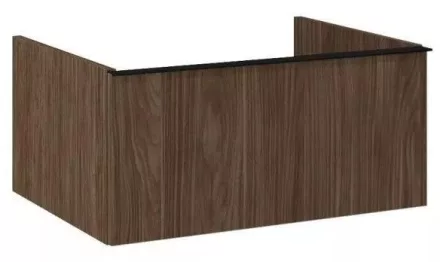 Arezzo design Monterey alsószekrény 1 fiókkal 60x45 cm, szifonkivágás nélkül, lincoln dió AR-168688