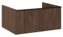 Arezzo design Monterey alsószekrény 1 fiókkal 60x45 cm, szifonkivágás nélkül, lincoln dió AR-168688