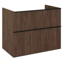   Arezzo design Monterey 80 alsószekrény szifonkivágás nélkül, 2 fiókkal, lincoln dió AR-168691