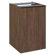   Arezzo design Monterey oldalszekrény szennyeskosárral 40x63,5 cm, 1 fiókkal, lincoln dió AR-168692