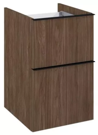 Arezzo design Monterey 40 oldalszekrény 2 fiókkal, lincoln dió AR-168694