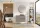 Arezzo design Monterey Glass 60 alsószekrény két fiókkal, matt beige AR-168741