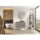 Arezzo design Monterey Glass 60 alsószekrény két fiókkal, matt beige AR-168741