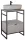 Arezzo design Nebo alsószekrény 60x45,5 cm, 1 fiókkal, matt beige, matt fekete AR-168757SET