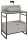 Arezzo design Nebo alsószekrény 80x45,5 cm, 1 fiókkal, matt beige, matt fekete AR-168758SET