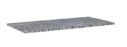 Arezzo design Terrazzo márványpult 100x46 cm, matt fekete mintázatú AR-168818