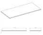 Arezzo Design márványpult 161x46 cm, terra pink kivitelben