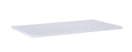 Arezzo design Terrazzo márványpult 91x49,4 cm, matt fehér mintázatú AR-168833