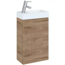   Arezzo design Mini alsószekrény mosdóval 40 cm, 1 ajtóval, canela tölgy AR-168991