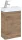 Arezzo design Mini alsószekrény mosdóval 40 cm, 1 ajtóval, canela tölgy AR-168991