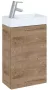 Arezzo design Mini alsószekrény mosdóval 40 cm, 1 ajtóval, canela tölgy AR-168991
