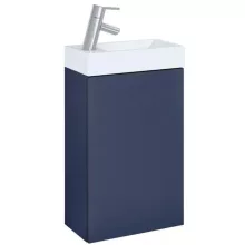   Arezzo design Mini alsószekrény mosdóval 40 cm, 1 ajtóval, matt kék AR-168994