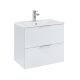 Arezzo design Etna 2 fiókos szekrény mosdóval 60x38 fényes fehér AR-169331