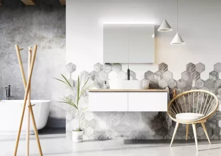 Arezzo design Monterey 160 alsószekrény két fiókkal, magasfényű fehér AR-169442