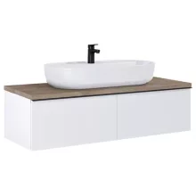   Arezzo design Monterey 120 alsószekrény két fiókkal, matt fehér AR-169443