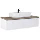 Arezzo design Monterey 120 alsószekrény két fiókkal, matt fehér AR-169443
