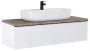 Arezzo design Monterey 120 alsószekrény két fiókkal, matt fehér AR-169443