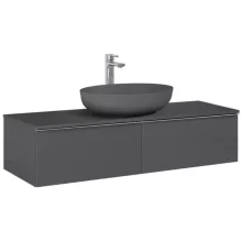   Arezzo design Monterey 120 alsószekrény két fiókkal, magasfényű antracit AR-169466