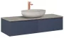 Arezzo design Monterey 120 alsószekrény két fiókkal, matt kék AR-169467