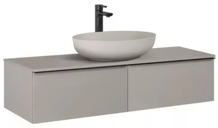 Arezzo design Monterey 120 alsószekrény két fiókkal, matt beige AR-169469
