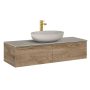Arezzo design Monterey 120 alsószekrény két fiókkal, canela tölgy AR-169470
