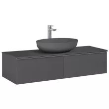   Arezzo design Monterey 160 alsószekrény két fiókkal, magasfényű antracit AR-169473