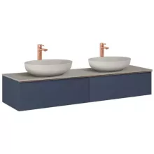   Arezzo design Monterey 160 alsószekrény két fiókkal, matt kék AR-169474