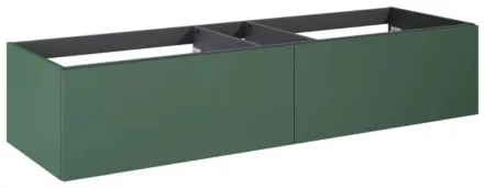 Arezzo design Monterey 160 alsószekrény két fiókkal, matt zöld AR-169475